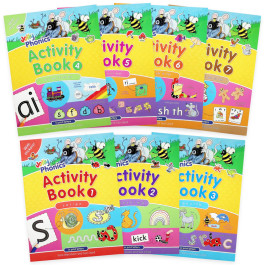 Jolly Phonics Activity Books 1-7: in Precursive Letters