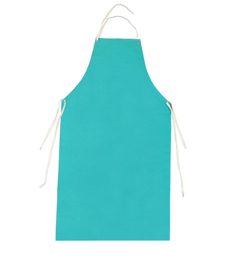 48" Bib Aprons: 29” W x 48” H, 11 oz. Green FR Cotton, , large image number 0
