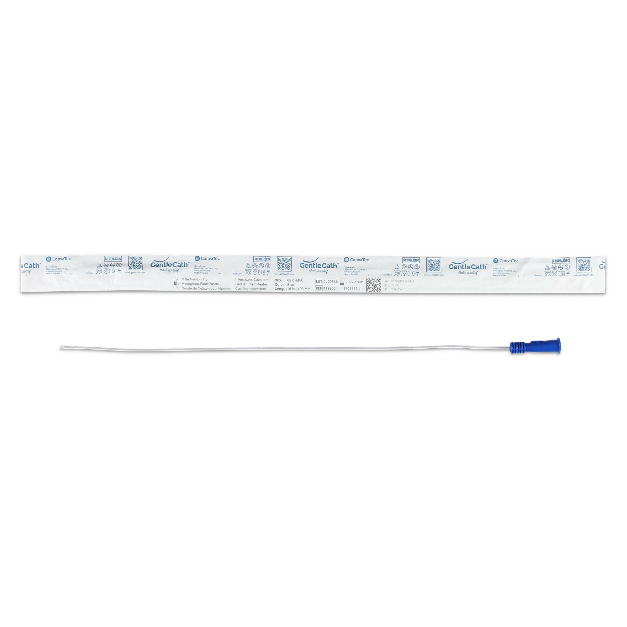 GentleCath Urethral Catheter, 8 Fr. MK 1058279
