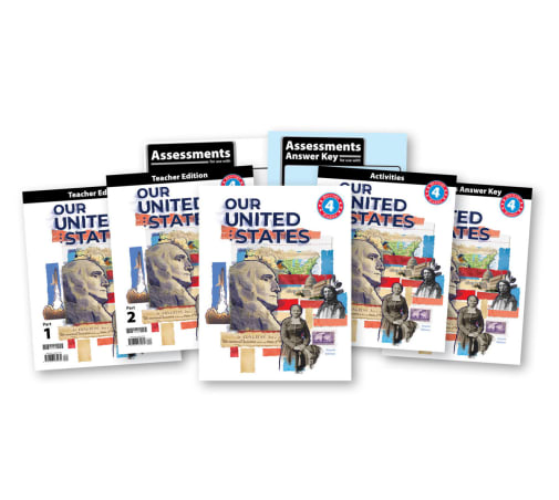 BJU Press Heritage 4 Home School Kit 4th Edition