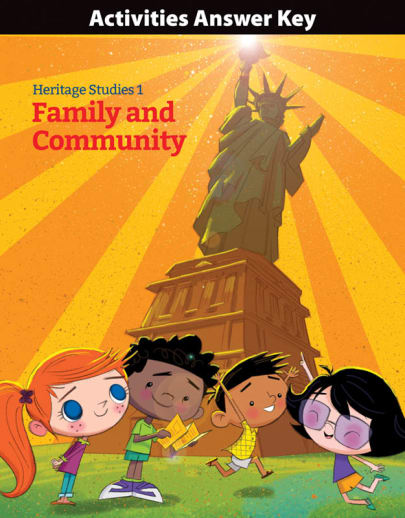 BJU Press Heritage Studies 1 Activities Answer Key 4th Edition