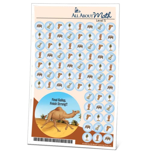 All About Math Level 5 Stickers
