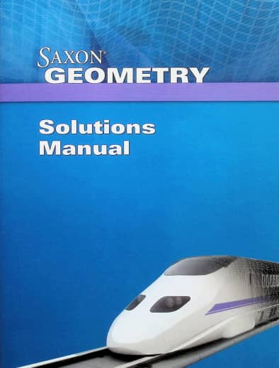 Saxon Geometry Solution Manual 2009