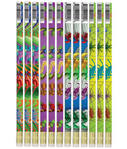 Crawly Creatures Pencils (dozen)