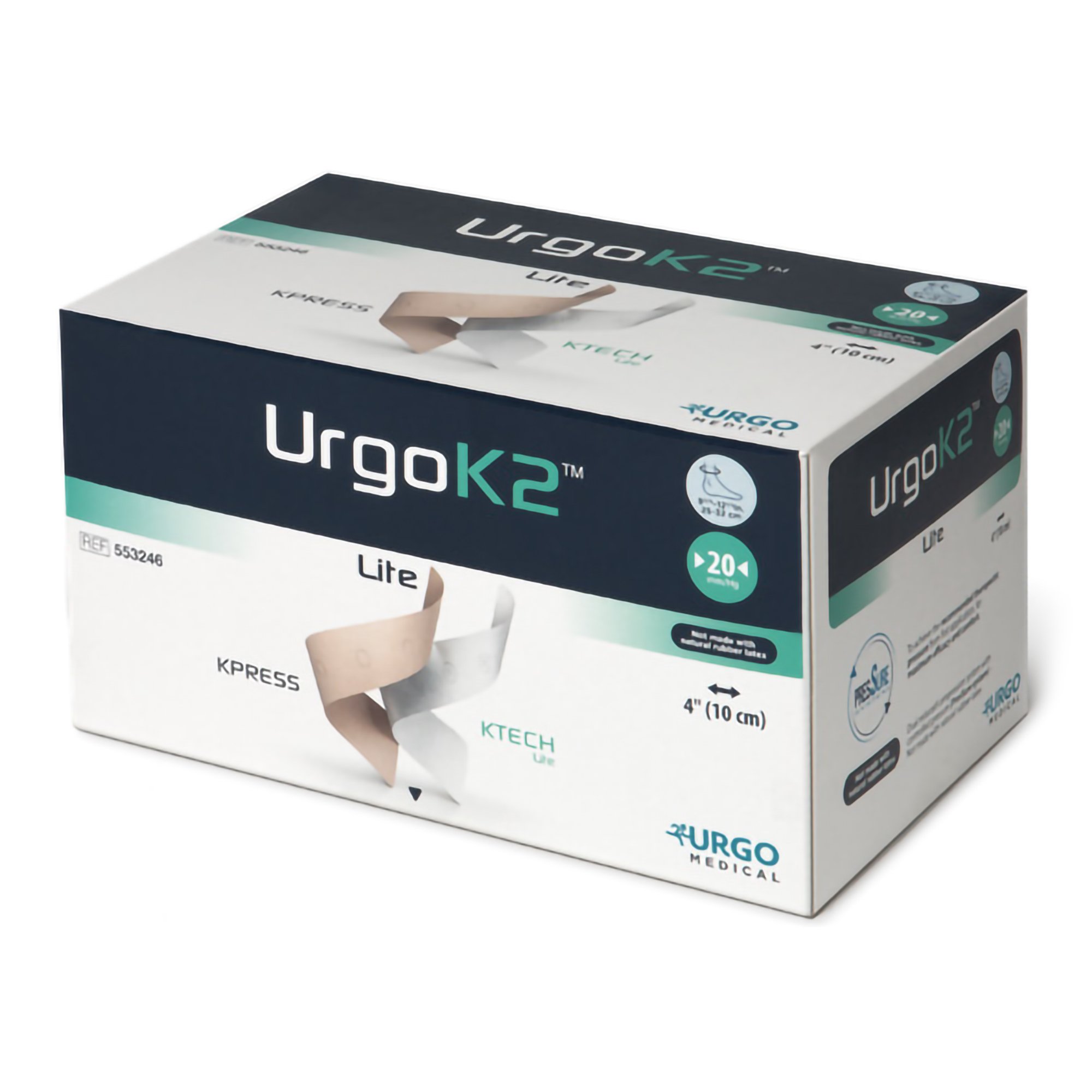 URGOK2 Lite Self-adherent Closure Two-Layer Compression Bandage System MK 1170201