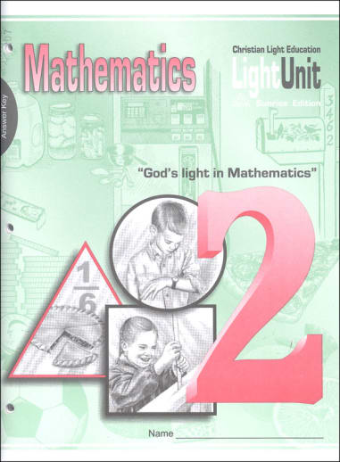 Mathematics LightUnit 207 AnswrKey Sunrise Ed