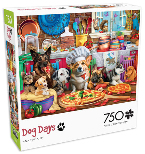Buffalo Games Pizza Time Pups Puzzle (750 pieces)