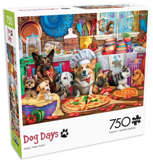 Buffalo Games Pizza Time Pups Puzzle (750 pieces)