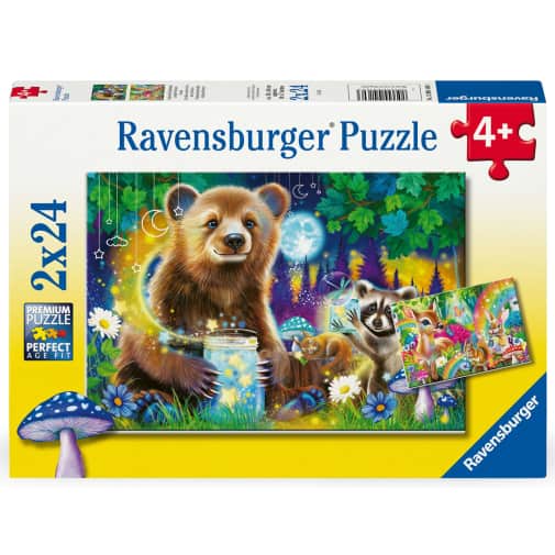 Ravensburger Lovable Woodland Friends Puzzle (2x 24-piece Puzzles)