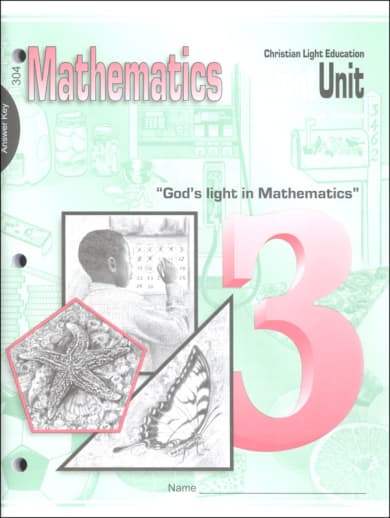 Mathematics LightUnit 304 AnswrKey Sunrise Ed