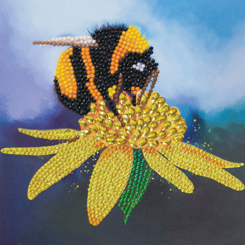 Crystal Art Card Kit: Bumblebee