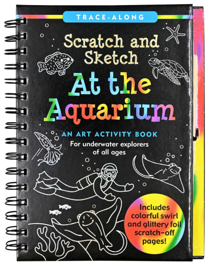 Scratch and Sketch At the Aquarium (Trace-Along)