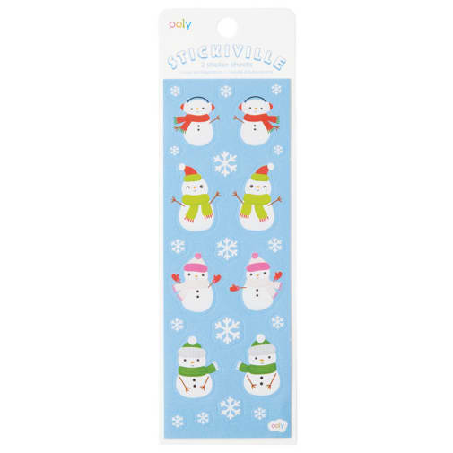 Stickiville Skinny - Snow Friends (Textured Paper Stickers) 2 sheets