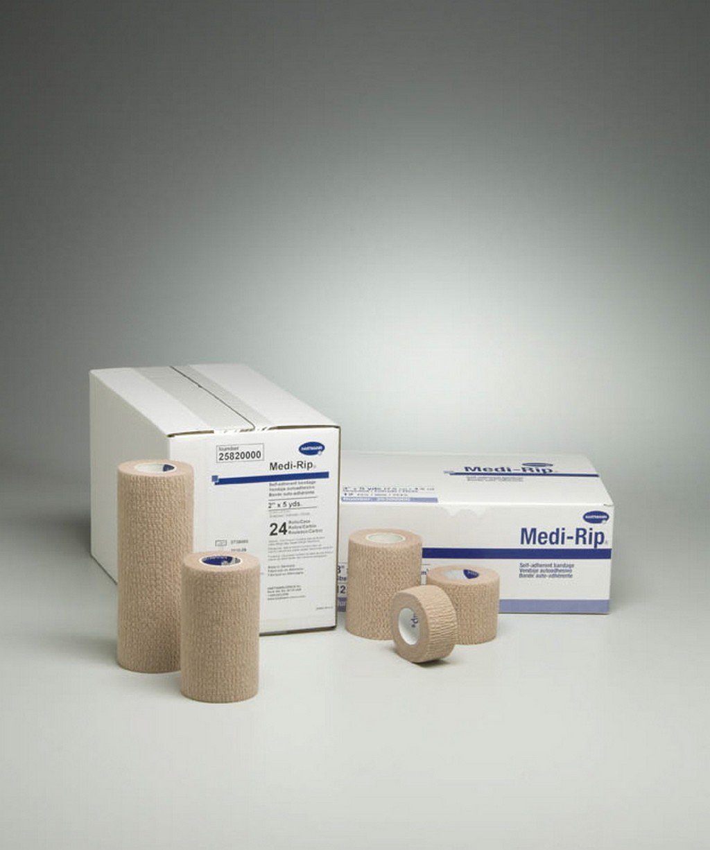Medi-Rip Self-adherent Closure Cohesive Bandage, 1 Inch x 5 Yard MK 460826