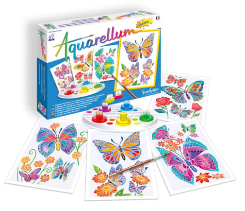 Aquarellum Junior - Butterflies and Flowers