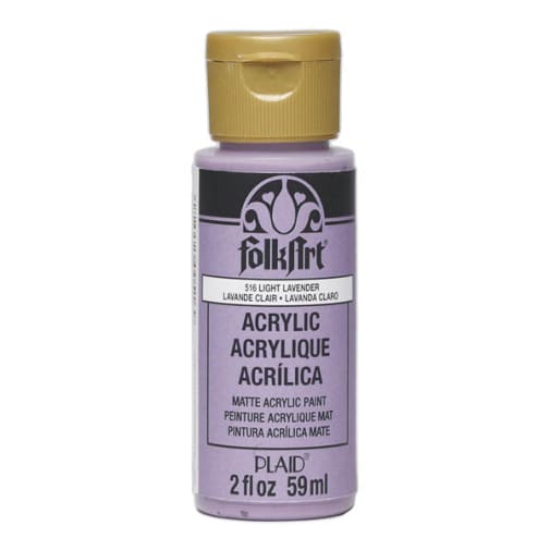 Folkart Color Acrylic Paint Light Lavender - 2 oz