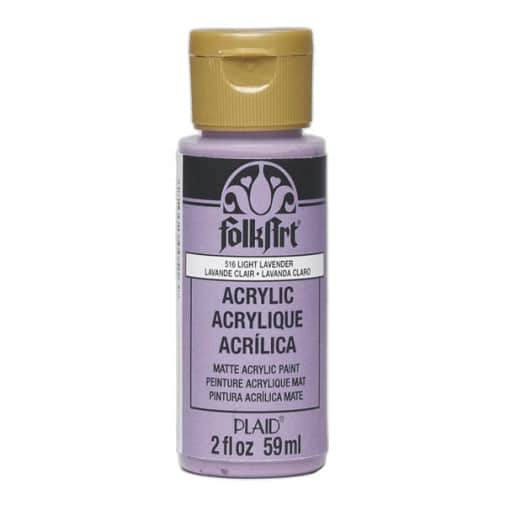 Folkart Color Acrylic Paint Light Lavender - 2 oz