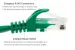 Cat6 Ethernet Patch Cable, Snagless, UTP, 25 ft, Green