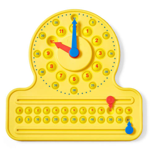 Numberline Clock Sensory Bubble Popper