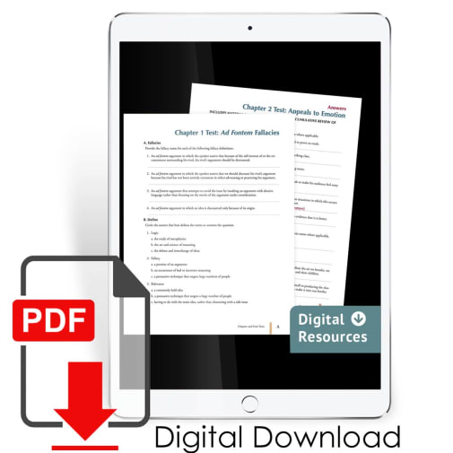 Art of Argument Test & Quiz Packet PDF E-book
