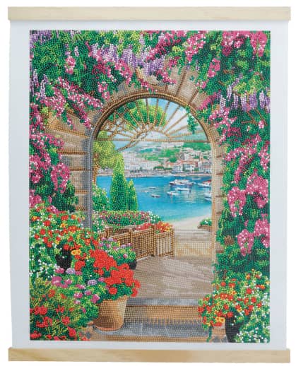 Crystal Art Scroll Kit: Window to Paradise