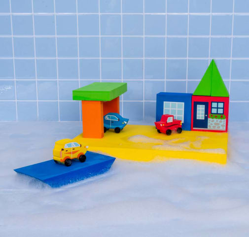 BathBlocks Floating Cars Set