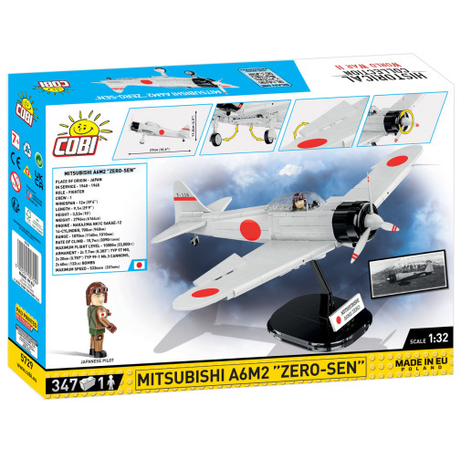 ベストセラー Zero-Sen A6M2 Mitsubishi COBI Fighter (World pieces 347 - その他