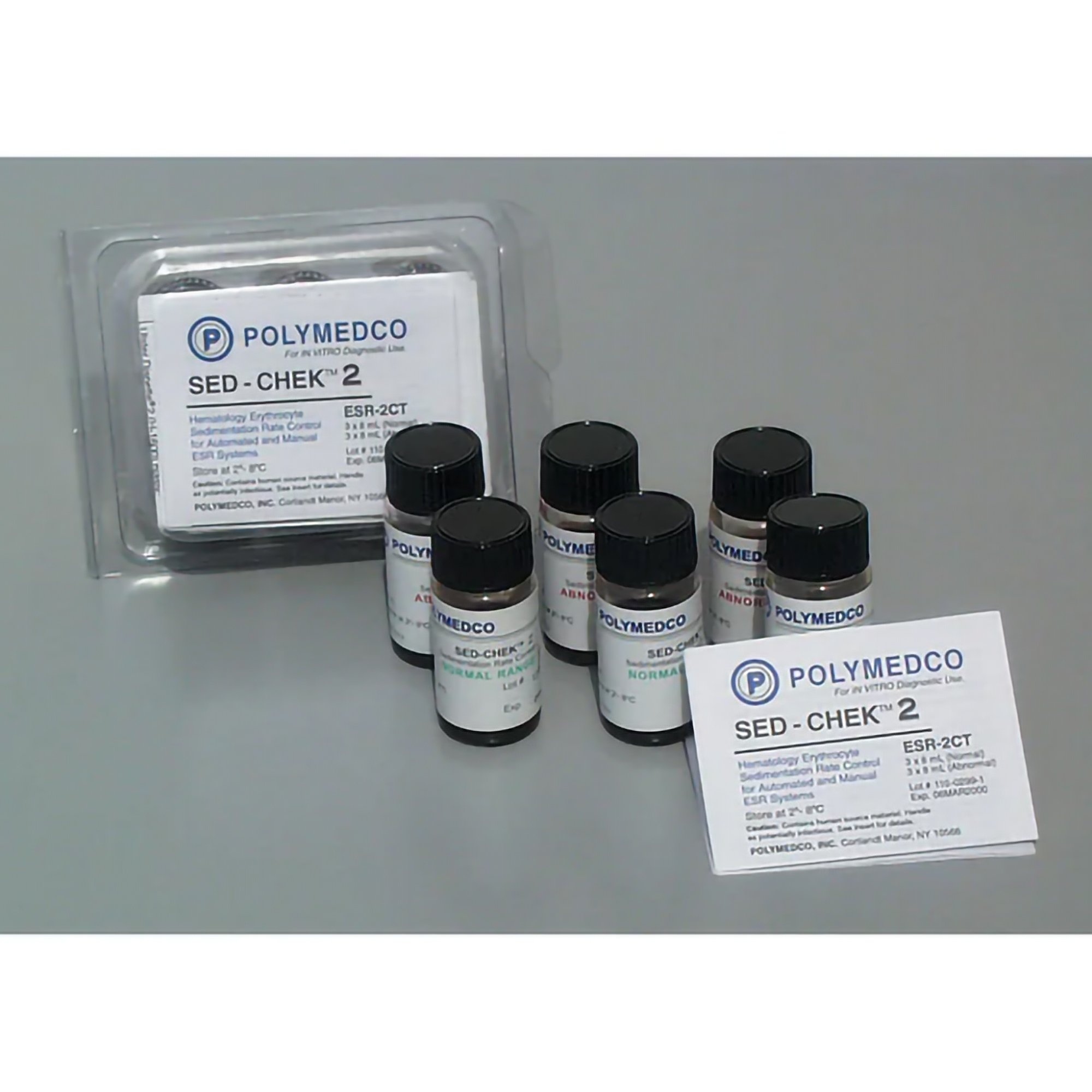 Sed-Chek 2 Control Set for use with Sedimat and Manual procedures, Two Levels MK 515084