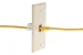 Cat6 RJ45 110 Type Keystone Jack, Black