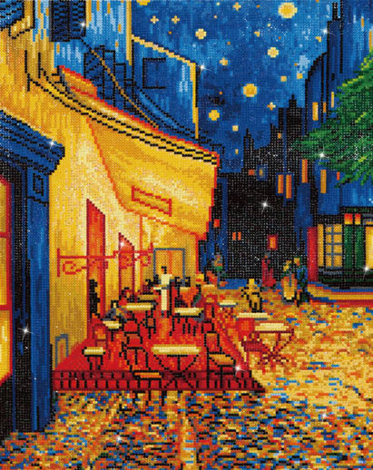 Cafe at Night - Van Gogh Diamond Dotz Kit (Intermediate)
