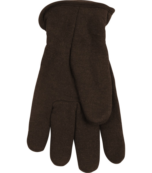 Lined 9 oz Brown Jersey, Brown, large