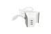Desktop Power Socket, 2 AC, 3 USB, White