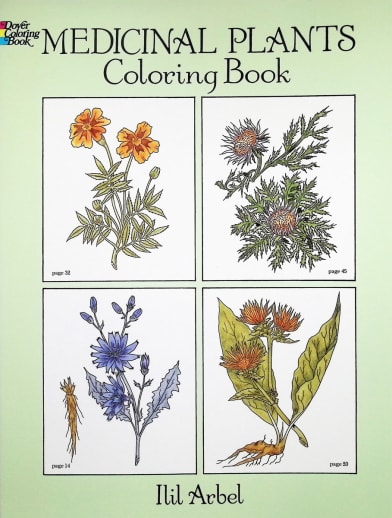 Medicinal Plants Coloring Book
