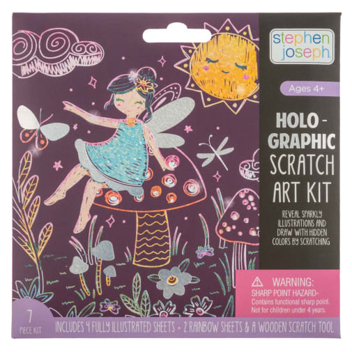 Holographic Scratch Art Kit - Fairy