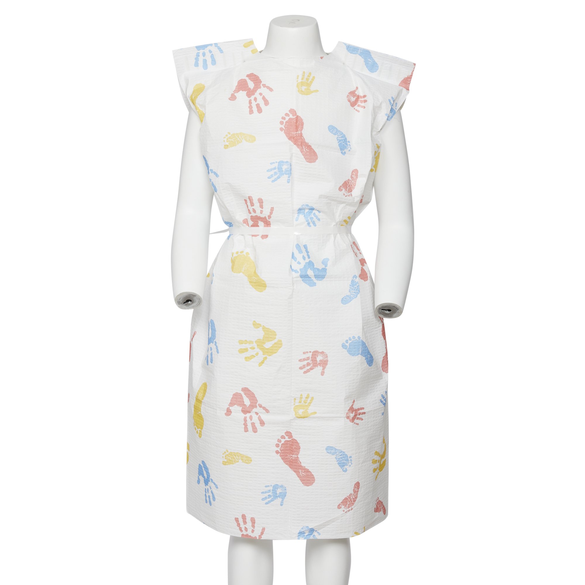 Graham Medical Tiny Tracks Print Pediatric Exam Gown MK 473089