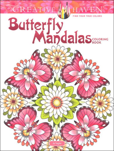 Butterfly Mandalas Coloring Book (Creative Haven)