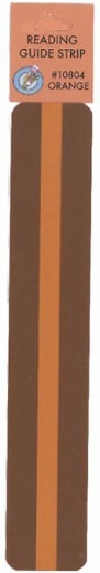 Orange Reading Guide Strip