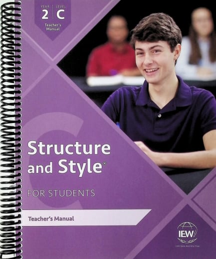 IEW Structure and Style for Students: Year 2 Level C Teacher's Manual only