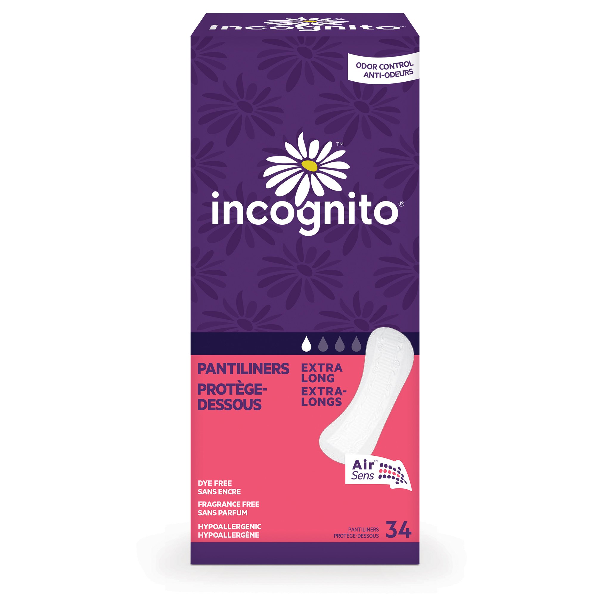 Panty Liner Incognito Extra Long Light Absorbency MK 1192541