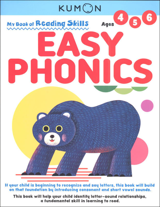 Kumon My Book of Reading Skills: Easy Phonics