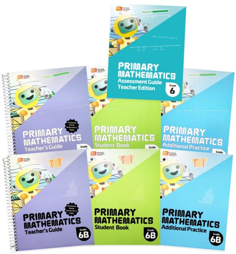 Primary Math 2022 Grade 6 Full-Year Set