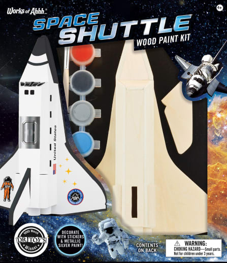 Space Shuttle Wood Paint Kit