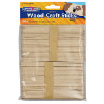 Natural Wood Craft Sticks - Rainbow, 4-1/2 x 3/8 (200 count)