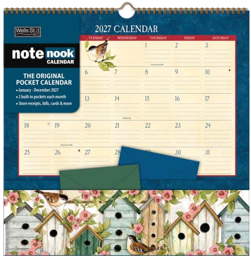 Heart & Home 2027 Note Nook Wall Calendar