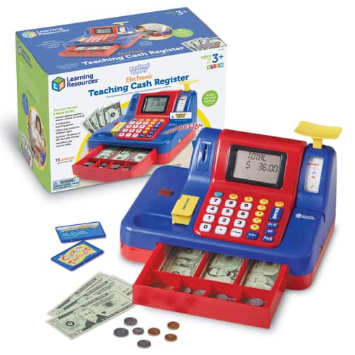 Learning Resources Electronic Teaching Cash Register