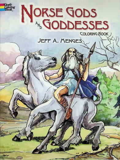 Norse Gods and Goddesses Coloring Book