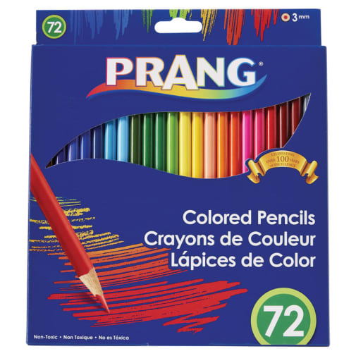 Prang Thick Core Color Pencil Set of 72 (3.3mm)