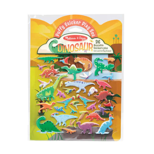 Melissa & Doug Reusable Puffy Sticker Play Set: Dinosaurs