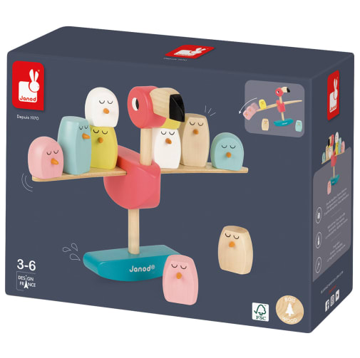 Janod Zigolos Flamingo Balancing Game