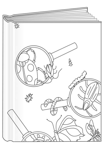 Insects Bare Book (6-3/8" x 8-1/8")